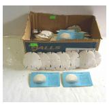 Box of nice sand dollars and postcards with the