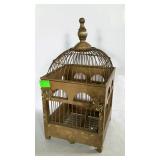 Home decor bird cage shaped piece with removable