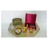 Home decor - Egyptian animal head figures, stone