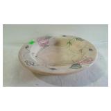 Handpainted decorative bowl. 14" diameter.