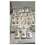 Enesco Cherished Teddies ornaments lot - 33 total