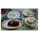 Dishware - Fiesta covered butter dish, Ironstone