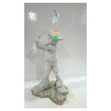 Yard decor young boy golfer statue - 22" tall