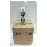 Four Historic Bell Jar Candle Holders by Southern