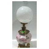 Electric lamp, gone with the wind style - pink