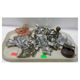 Cookie cutters - tray lot