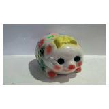 Big Ceramic Pig Bank, cute Miss Pig coin bank