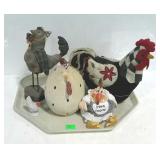 Chicken home decor lot