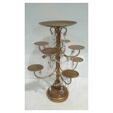 Center piece home decor candle tree with prisms