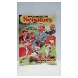 Washington Senators Souvenir Edition Program,