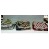 Group of quilt top material 5 pcs