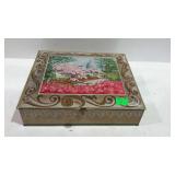 Sunshine Biscuits tin, 12 x 11 x 3