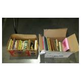 Books - two box lots - novels, kid