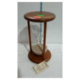 Hour glass, cherry by T & K Young - 7" diameter by