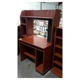 Computer work station desk, laminated desk with