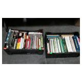 Books - two totes of- cooking, gardening, handyman