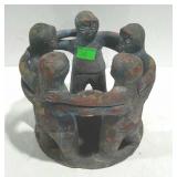 Stoneware incense burner - 8" diameter