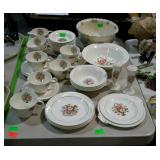 Dishes - 38-pcs Salem China Co, Basket pattern, &