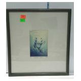 Print  Sealife scene "Destination Unknown", signed