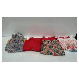 Ladies aprons - lot of four older styles
