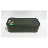 Ammo Box green metal military box loaded with 8mm
