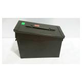 Military Ammo Box and is about half full of 8mm