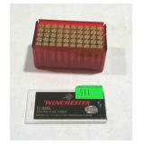 Winchester 17 HMR Ammo 50 cartridges in container