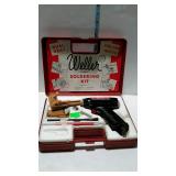 Weller soldering kit, gun with tips and