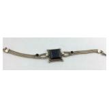 Sterling onyx bracelet