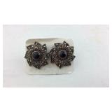 Sterling Marcasite earrings