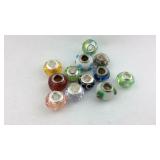 Sterling charms beads