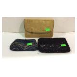 Three ladies evening bags - two are beaded