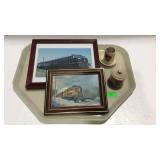 PRR, items, ceramic creamer and sugar set, plus 2