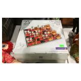 25 pc Checker Shot Glass Game Set in the box