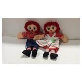 Raggedy Ann and Andy dolls