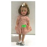 12" older doll, possibly Shirley Temple with sleep