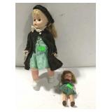 Two dolls - one 8" Effanbee Girl Scout with belt,