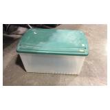 Rubbermaid 19 gallon storage tote clear tote with