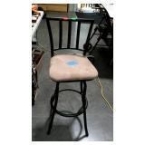 Home Decor counter stool with Microfiber seat and