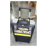 Stanley mobile work center tool box set on