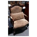 French Prov, Accent Chair, lovely armed accent