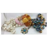 Costume jewelry, cufflinks, money clip etc