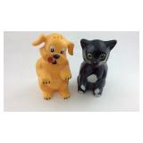 F and F salt and pepper shakers