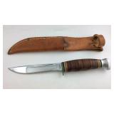 Kabar buck knife with case
