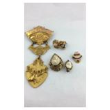 Jewelry, pins, earrings etc