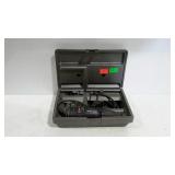 Craftsman rotary tool with a few dies in its case