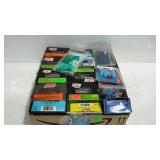 Hardware, box flat of boxes of nails, screws,