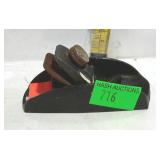 Small metal wood plane - 3-1/2" long