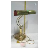 Brass desk lamp - 18" tall