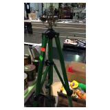 Water sprinkler on adjustable height tripod,